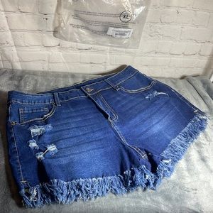 Jeans Denim shorts size XL New